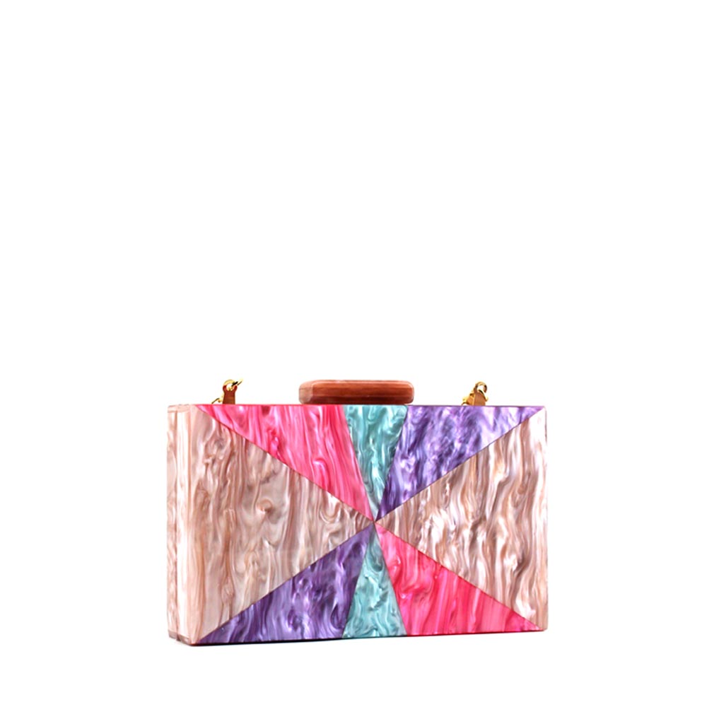 Bolso Clutch Nacar